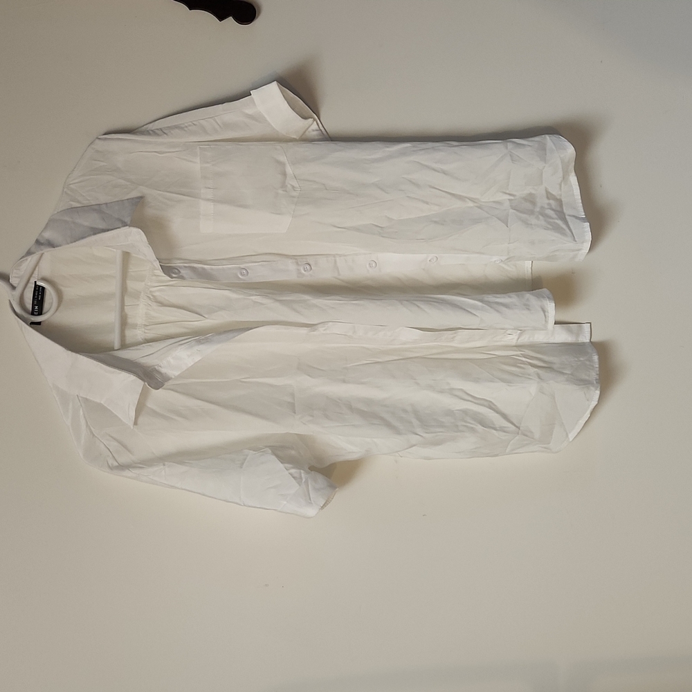 Shein button down top